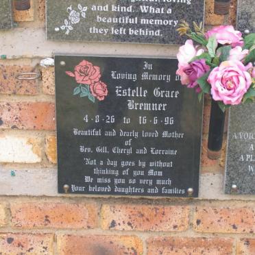 BREMNER Estelle Grace 1926-1996