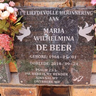 BEER Maria Wilhelmina, de 1964-2019