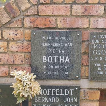 BOTHA Pieter 1945-1994