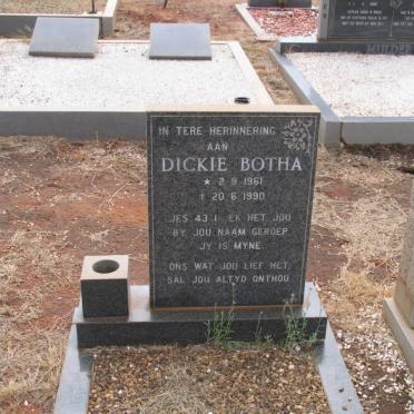 BOTHA Dickie 1961-1990