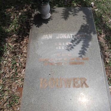 BOUWER Jan Jonathan 1934-1991