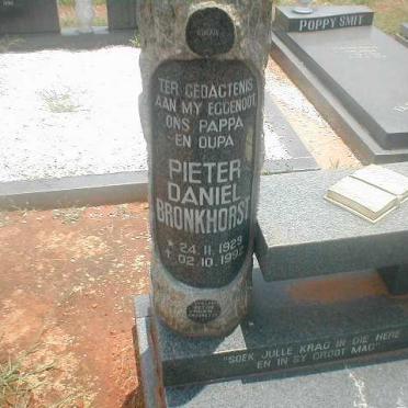 BRONKHORST Pieter Daniel 1929-1992