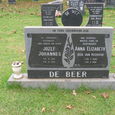 BEER Jozef Johannes, de 1905-1978 &amp; Anna Elizabeth van HEERDEN 1906-1996