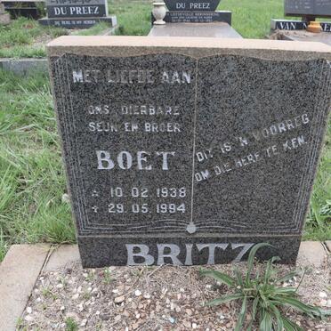 BRITZ Boet 1938-1994