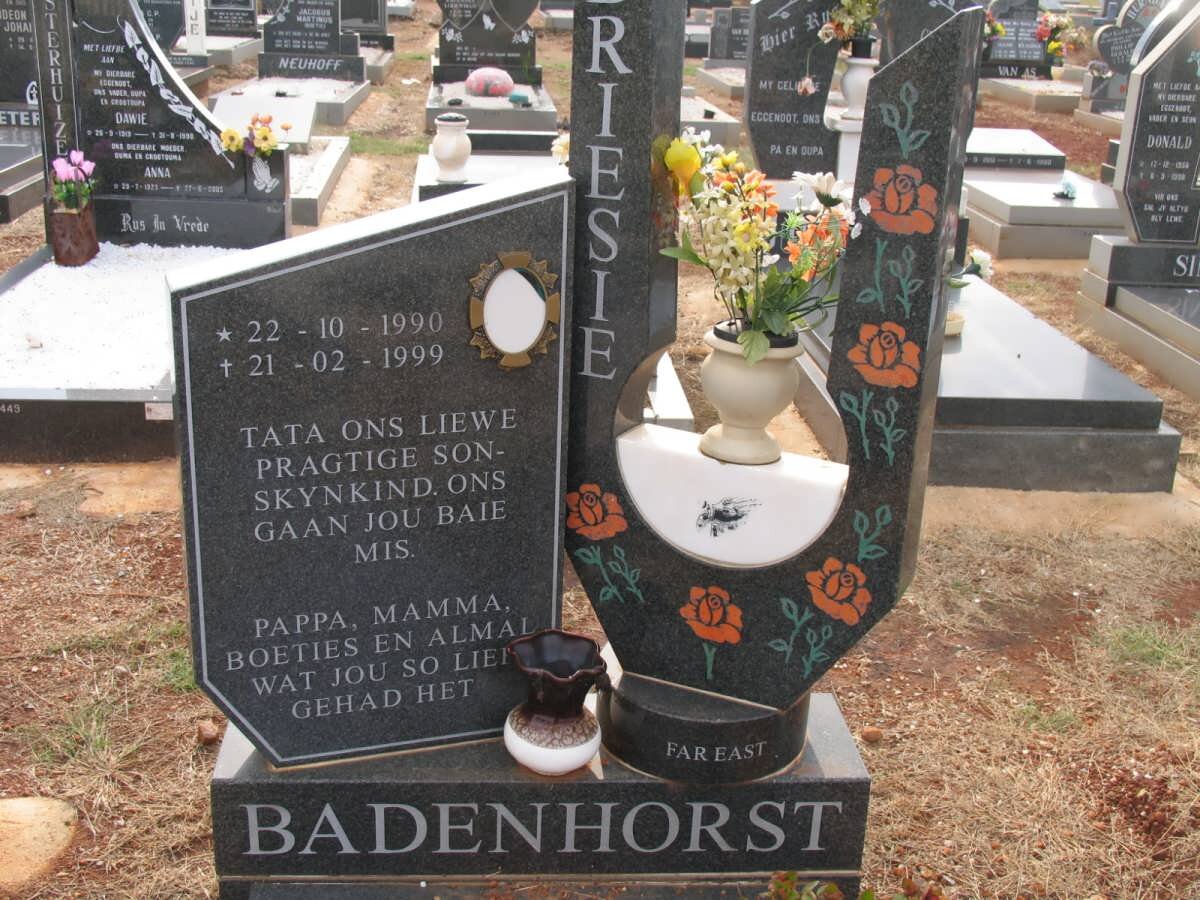 BADENHORST Riesie 1990-1999