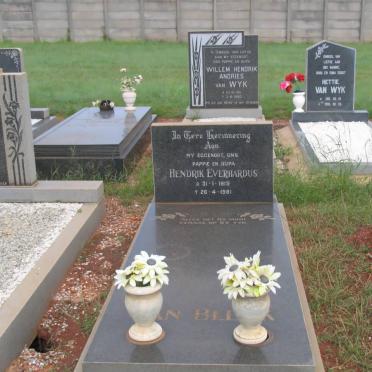 BLERK Hendrik Everhardus, van 1919-1981