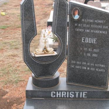 CHRISTIE Eddie 1929-1992