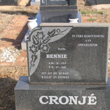 CRONJE Bennie 1919-2000
