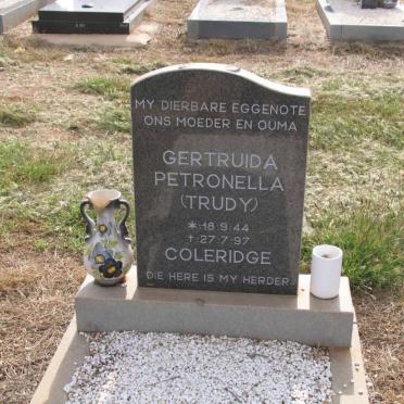COLERIDGE Gertruida Petronella 1944-1997