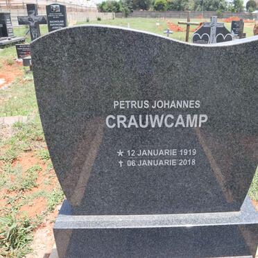 CRAUWCAMP Petrus Johannes 1919-2018