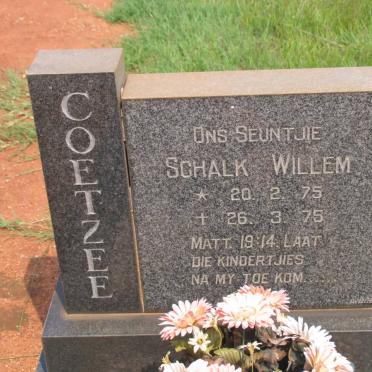 COETZEE Schalk Willem 1975-1975