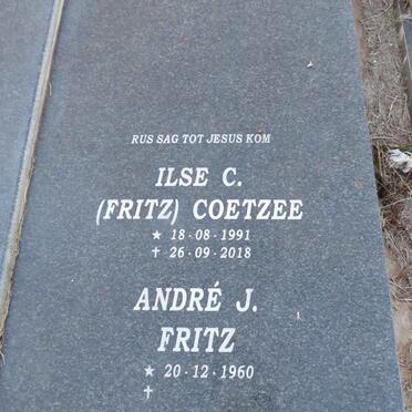 FRITZ Andre J. 1960- :: COETZEE Ilse C. nee FRITZ 1991-2018