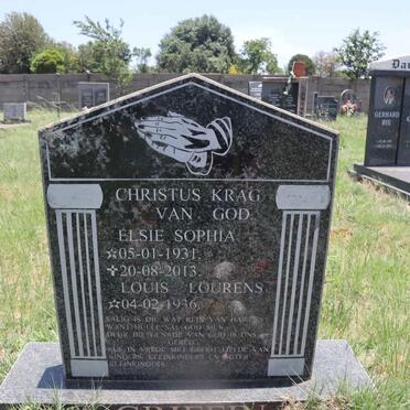 GRIFFIN Louis Lourens 1936- & Elsie Sophia 1931-2013