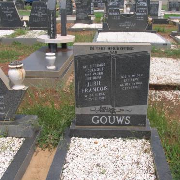 GOUWS Jurie Francois 1932-1984