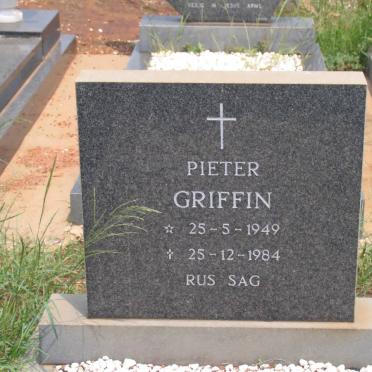 GRIFFIN Pieter 1949-1985