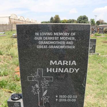 HUNADY Maria 1930-2019