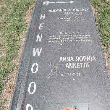 HENWOOD Alexander Godfrey 1953-2015 & Anna Sophia 1954- _2