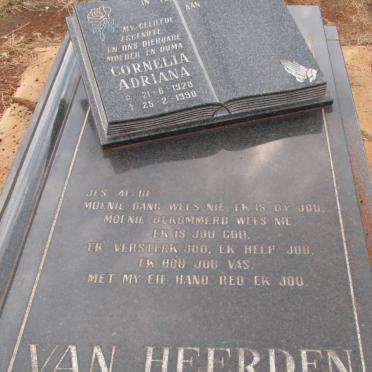 HEERDEN Cornelia Adriana, van 1928-1998