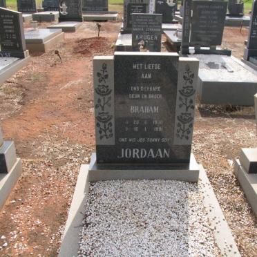 JORDAAN Braham 1970-1991