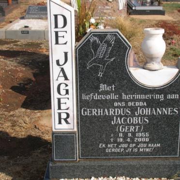 JAGER Gerhardus Johannes Jacobus, de 1955-2000