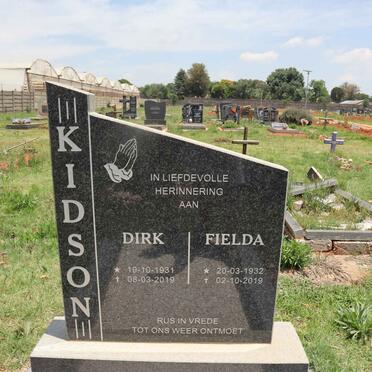 KIDSON Dirk 1931-2019 & Fielda 1932-2019