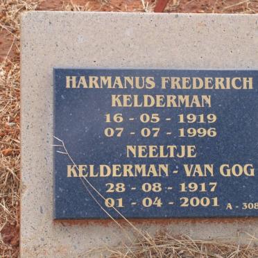 KELDERMAN Harmanus Frederich 1919-1996 :: KELDERMAN Neeltje, van Gog 1917-2001