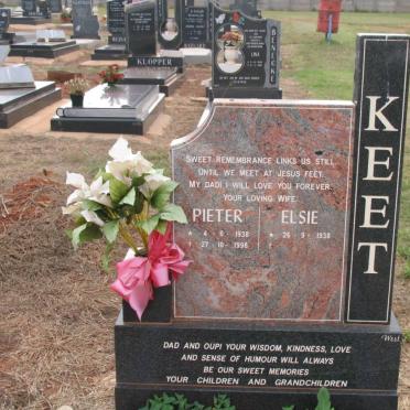 KEET Pieter 1938-1998 &amp; Elsie 1938-