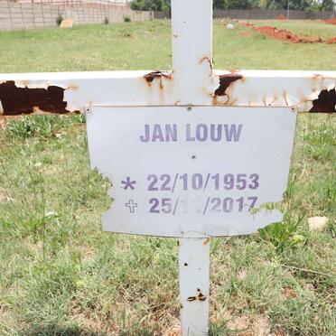 LOUW Jan 1953-2017