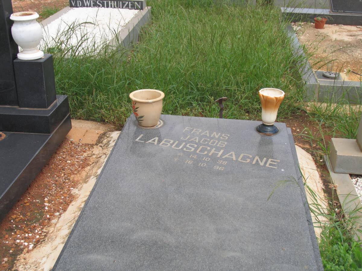 LABUSCHAGNE Frans Jacob 1938-1996