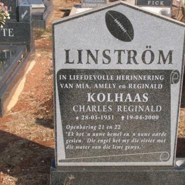 LINSTROM Kolhaas Charles Reginald 1951-2000