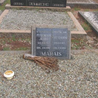 MARAIS Weitz Lourens 1913-1968 &amp; Petronella Jacoba 1914-1990