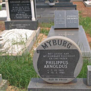 MYBURG Philippus Arnoldus 1925-1985