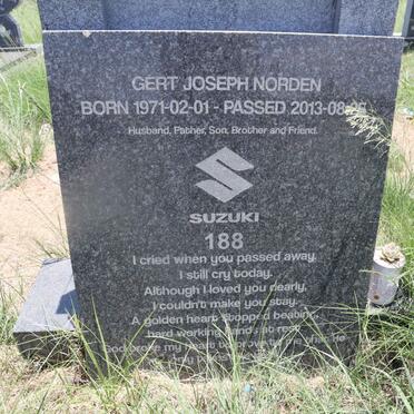 NORDEN Gert Joseph 1971-2013