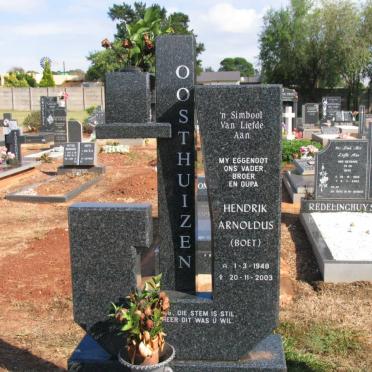 OOSTHUIZEN Hendrik Arnoldus 1948-2003