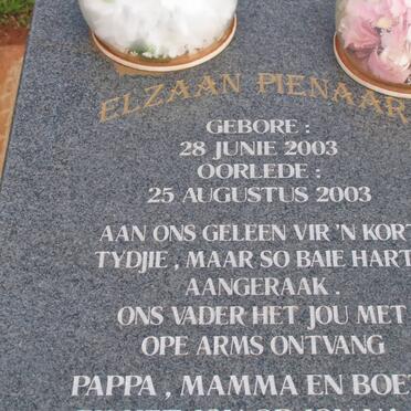 PIENAAR Elzaan 2003-2003