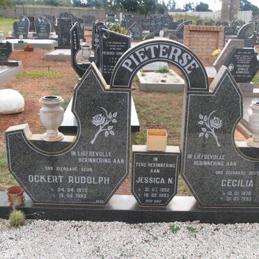 PIETERSE Ockert Rudolph 1970-1993 :: PIETERSE Cecilia 1976-1993 :: PIETERSE Jessica N. 1992-1993