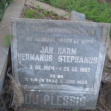 PLESSIS Jan Harm Hermanus Stephanus, du 1924-1993
