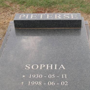 PIETERSE Sophia 1930-1998