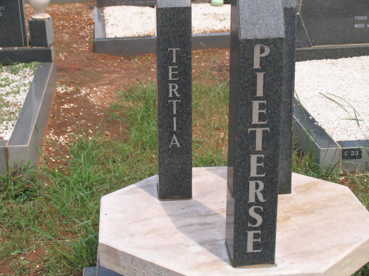PIETERSE Tertia 1962-?