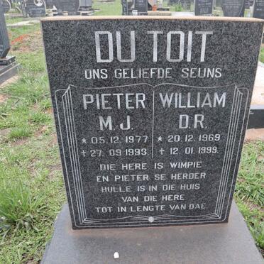 TOIT William D.R., du 1969-1999 :: DU TOIT Pieter M.J. 1977-1993