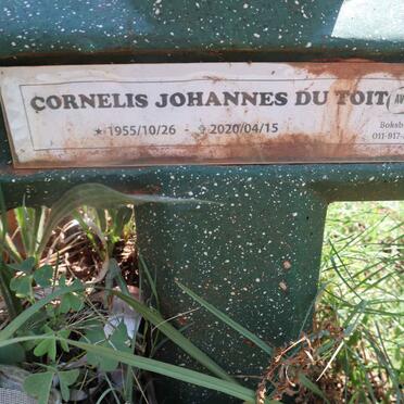 TOIT Cornelis Johannes, du 1955-2020