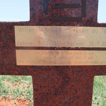 TOIT Willem Adriaan Knoesen, du 1932-2014