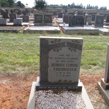 THEUNISSEN Heinrich Edward 1931-1977