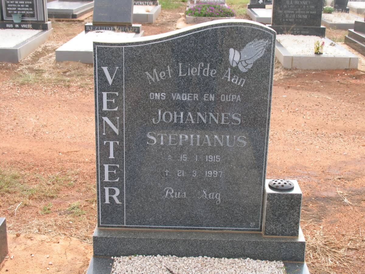 VENTER Johannes Stephanus 1915-1997