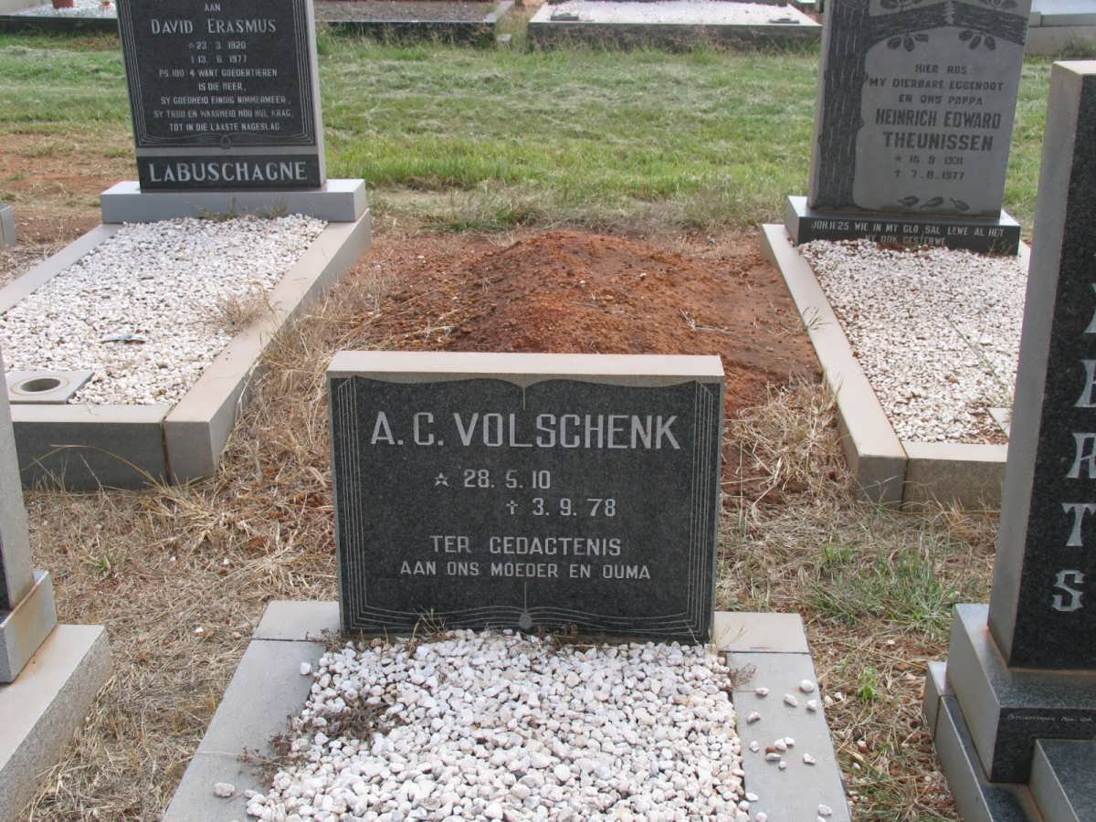 VOLSCHENK A.C. 1910-1978