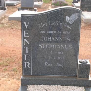 VENTER Johannes Stephanus 1915-1997