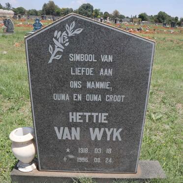WYK Hettie, van 1918-1996