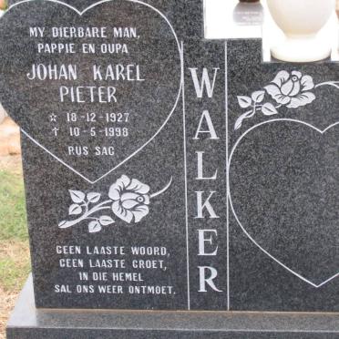 WALKER Johan Karel Pieter 1927-1998