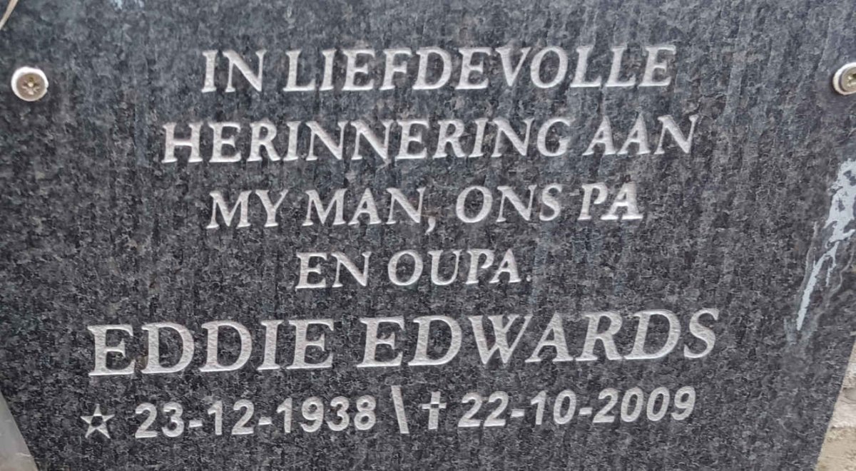 EDWARDS Eddie 1938-2009