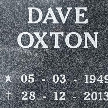 OXTON Dave 1949-2013